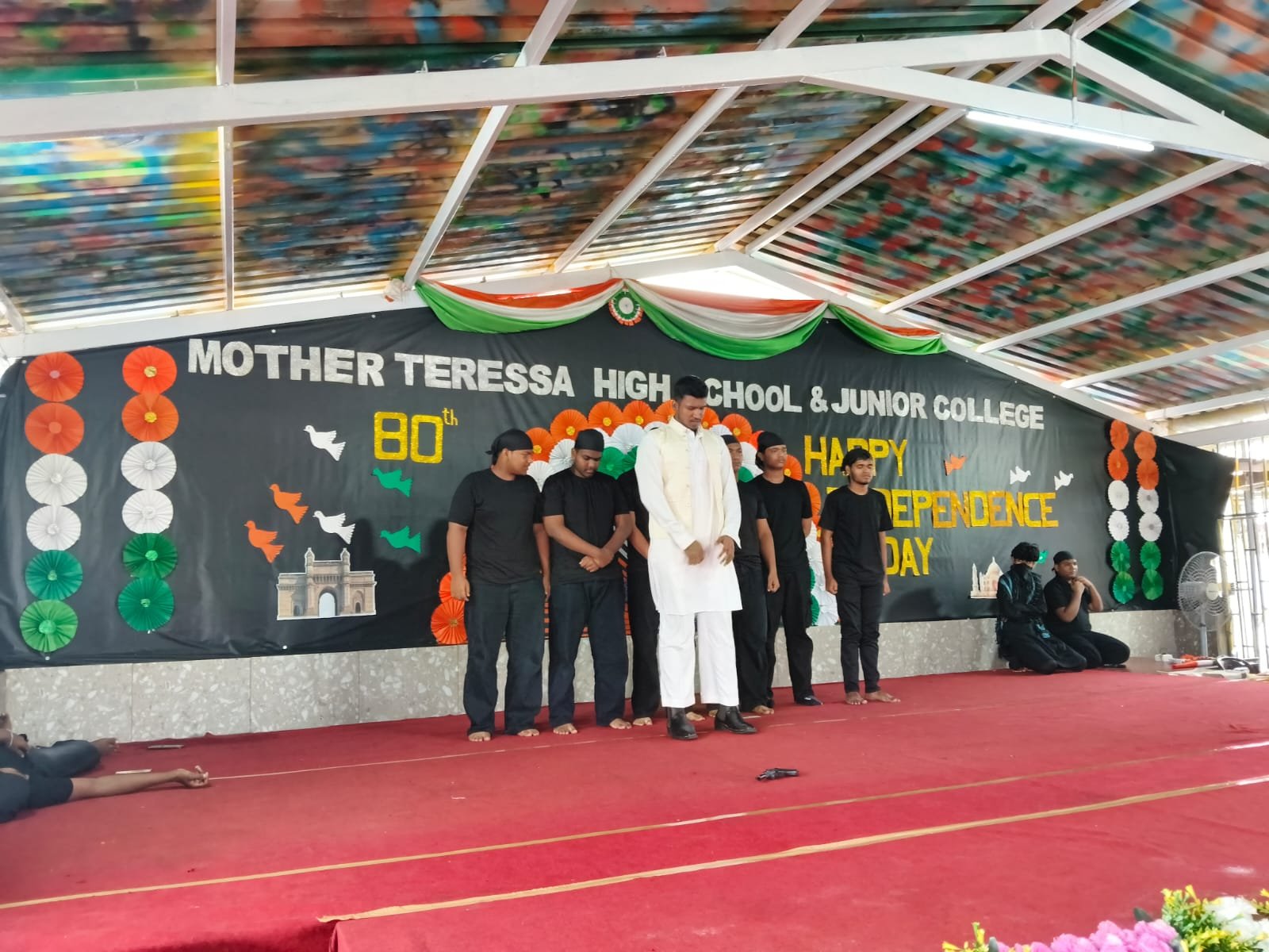 Students Celebrating Independence Day